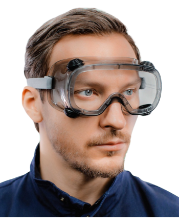 Очки защитные закрытые RUIZ 1 прозрачные с непрямой вентиляцией Хабаровск