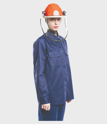 Куртка-рубашка для защиты от повышенных температур из ткани WORKER, 13 кал/см2 (арт. Рт 640W-2) Волгоград