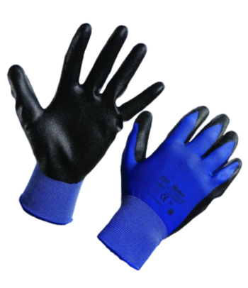 Перчатки МУЛЬТЕКС с губчатым нитриловым черным покрытием Ульяновск