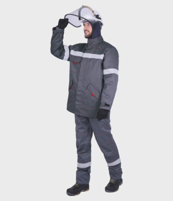 Куртка-накидка термостойкая мужская усиленная от термических рисков электрической дуги модель «ЭлектроСтоп ТЕРМО», тип В/хн Н-4 Магнитогорск