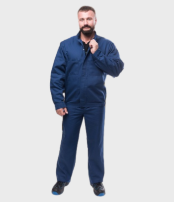 Куртка укороченная мужская синяя ФОТОН Тюмень