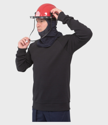 Фуфайка-свитер термостойкая мужская от термических рисков электрической дуги модель «ЭлектроСтоп ТЕРМО», тип В/х С-3. Магнитогорск