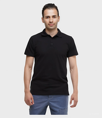 Рубашка ПОЛО (короткий рукав), черная Кемерово